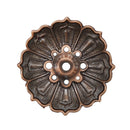 Alloy Material Lotus Incense Burner Holder 9 Holes Flower Statue Censer Plate
