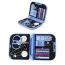 Travel Sewing Kit Thread Needles Mini Case Plastic Scissors Pins Tape Porta P3E9