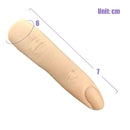2 Pieces False Nail Art Silicone Practice Finger Manicure Color Display
