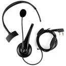 3X(2-Pin Ptt Mic Headphone Headset Earpiece for Kenwood Baofeng Uv5R 888S R