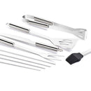 9pcs BBQ Barbecue Tool Set Stainless Steel Grill Grilling Accessory Wit MYZ