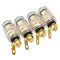 8Pcs 4mm Amplifier Speaker Terminal Binding Post Banana Plug Jack H6R3