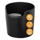 Espresso Knock Box Portable Coffee Grounds Grinds Waste Container Box Bin Black
