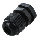 PG7 Black Plastic Waterproof Cable Glands Joints 10 Pcs G7F2