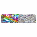 Sequin Headbands Mermaid Reversible Sequins Headband Elastic Stretch Sparkl