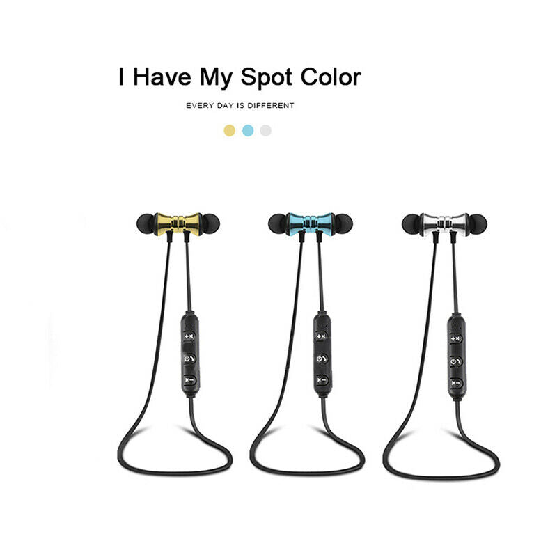 Magnetic Music Bluetooth Earphone Xt11 Sport Running Wireless Bluetooth Hea M4H9