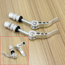 2 Pcs Bicycle Quick Release Wheel Hub Skewer Bike Front & Rear Skewer Bolt Lever