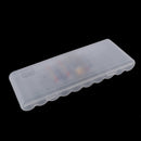 1PC White 10 Grid Battery Holder Organizer Container AA Batteries Storage  OZ