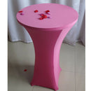 Deep Pink Stretch Cocktail Poseur Dry Bar Pub Spandex Tablecloth Cover Party