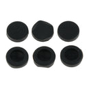 6Pcs Joystick Caps Thumb Grips Cover for Sony PS  PSV1000 2000 Black