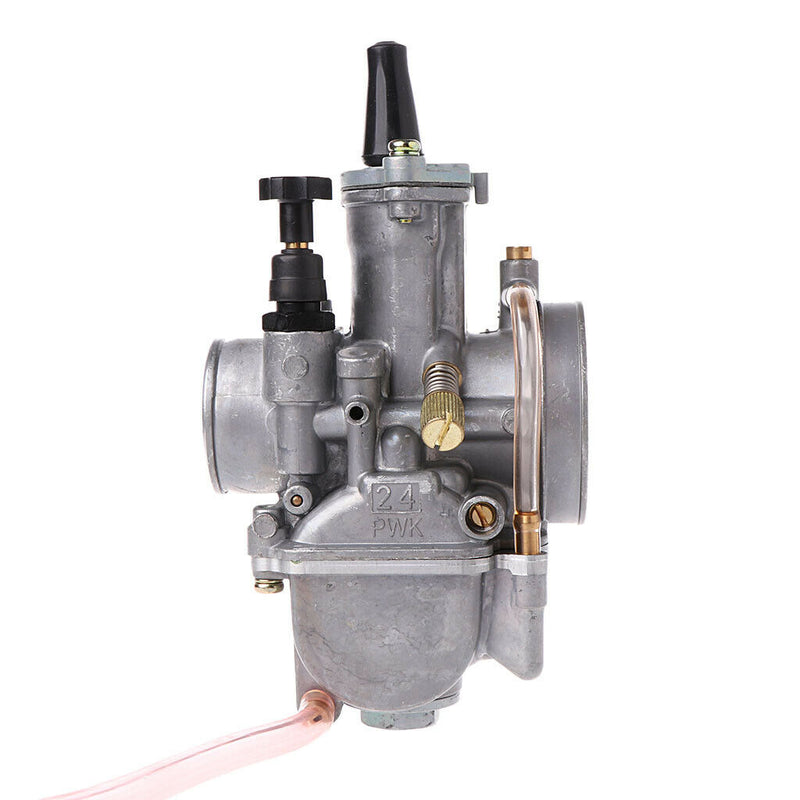 Universal 24mm Motorcycle Carburetor For Keihin Carb PWK Mikuni With Power Jet