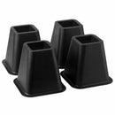 4pcs Furniture Risers - Aid for raising bed, chair etc