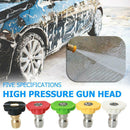 5pcs 250 BAR High Pressure Washer Snow Foam Lance Spray Nozzle Tip 5 Color
