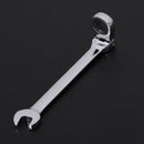 Ratchet Wrench Flexible Head Socket and Tool Wrench - 10 mm