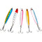 5Pcs/lot Heavy Duty Deep Sea Fishing Jigging Spoon Lures Metal Spinnerbaits