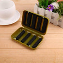 Mini Portable Fishing Tackle Box Waterproof ABS Plastic Foam Fly Fishing LurY6E9