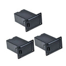 6pcs Black 9v Battery Holder/case/box Compartment Cover Case Guitar&bass Pi F4C6