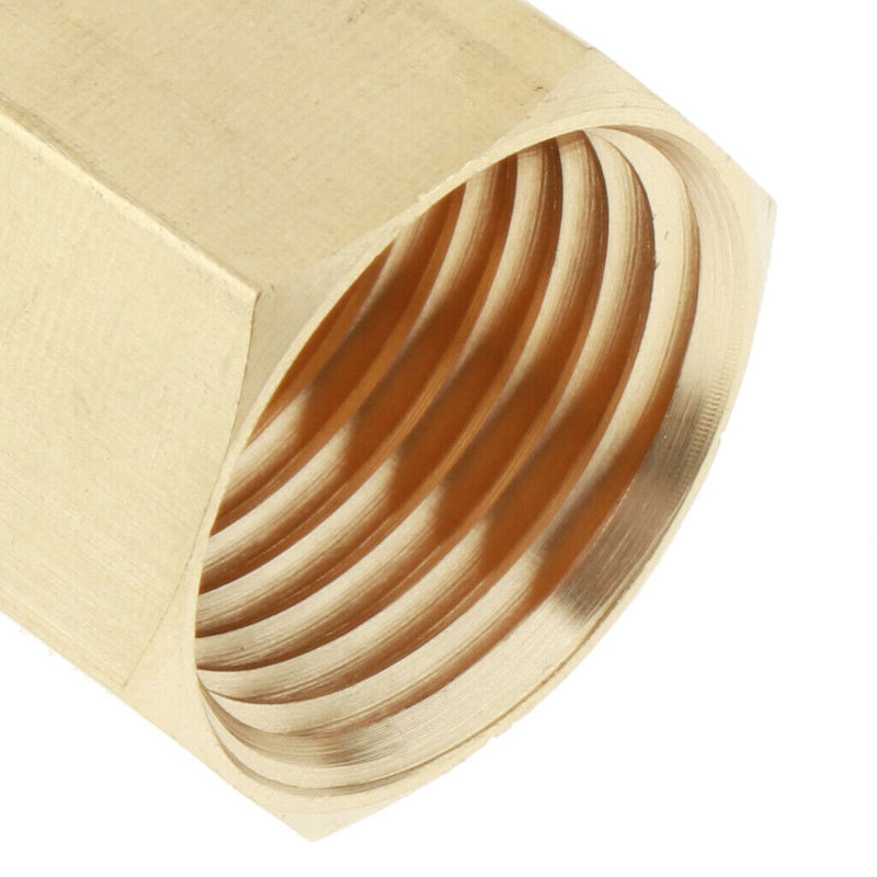 3/8 1/2 NPT Flare Connect The Adapter For Solid Brass Gas Heater Pipe