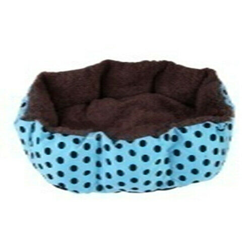 Pet Dog Cat Bed Cushion Mat Kennel Sleeping Bag House(blue 40cm*30cm)