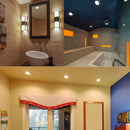 6W circular LED embedded type ceiling lighting fixture panel light downligh