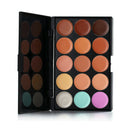 10PCS Makeup Brush Stonge Puff 15 Color Concealer Tool Set