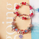 DIY Charm Bracelet, The Kit of 2 Bracelets Women Valentine's Day Gift
