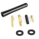 8cm Car Roof Antenna Carbon Fiber Screw Metal Stubby Mast Antenna (Black)