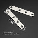 Stainless Steel Doors Hinges Rotating Concealed Upper Lower Hinge (60mm)