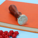 Copper Head Wax Sealing Stamp DIY Envelope Card Decor Seal with Handle(F002