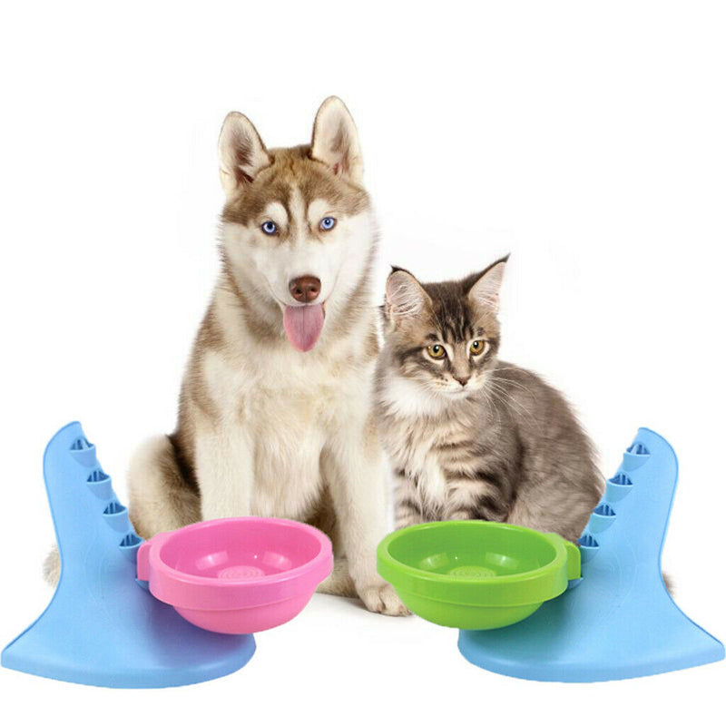 Pet Adjustable Ladder Slow Food Bowl Feeder Eating Habit Training Anti Choke