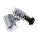 60x Handheld Mini Pocket Microscope Loupe Jeweler Magnifier LED Light Trend A