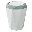 2 Pcs Home Waste Rubbish Garbage Bin Trash Can Kitchen Office Hotel Bedroom