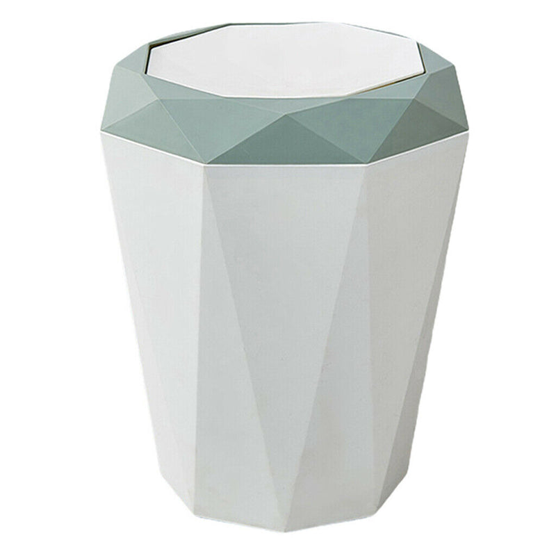2 Pcs Home Waste Rubbish Garbage Bin Trash Can Kitchen Office Hotel Bedroom