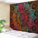 Geometric Printing Carpet Sleeping Blanket Tapestry (Mandala18 150x130cm) SN9F