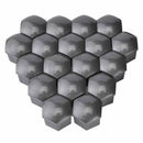 40pcs Wheel Lug Nut Center Cover Grey 21mm Bolt Cap Dust Cover & Removal Tool XC
