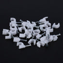 Cable clamps / nail clips, round, for wall mounting, for electrical cables, V3P3