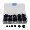 100pcs 9-15mm Round Mushroom Domed Black Plastic Safety Eyes and Nose for Bear,