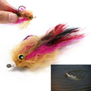 5cm hook/tube trout salmon steelhead pike fly fishing streamer flies saltwaterJR