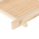 Wooden Bamboo Soap Dish Tray Holder Storage Soap Rack Plate Box Containelj