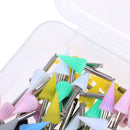 10pcs Dental Polishing Cup Dental Bending Machine Polishing Brush Polisher CupME