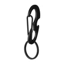 Steel Buckle Hang Carabiner Buckle Keychain Hook Outdoor Accessory Black