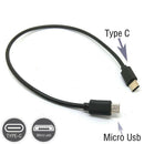 Micro USB Type C Male To Micro B Male 5Pin Sync OTG Adapter Lead Data Cable