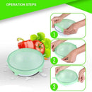 Silicone Stretch Lids - 12 Pcs Ultimate Instalids Silicon Cover For Various N4U1