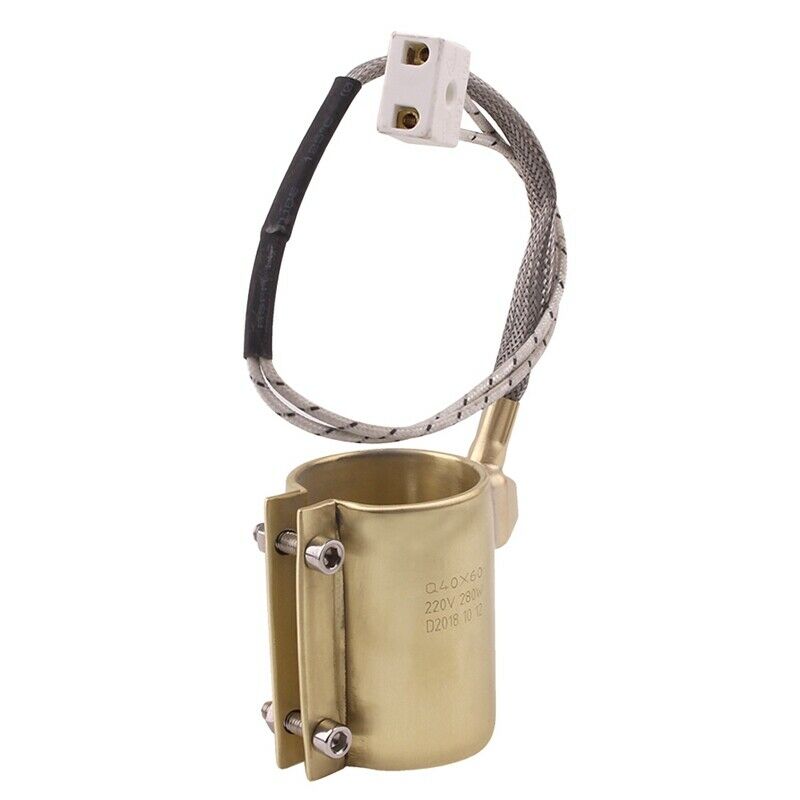 220V 280W 40x60mm Brass Nozzle Belt Type Injection Molding Machine Parts fo P7D2