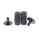 8PCS 25mm felt washer + 2PCS cymbal sleeves replacement for shelf drum kit 3C