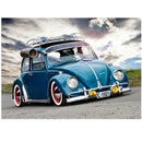 DIY Car 5D Diamond Painting Cross-stitch Embroidery Kit DIY Wall Home Decor