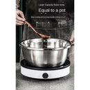 Kitchen Drain Basket Stainless Steel Colander Bowl with Vegetables Grater Round