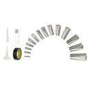 20pcs Caulking Nozzle Kitchen Push Rod Stainless Steel Applicator Tool Reuseable
