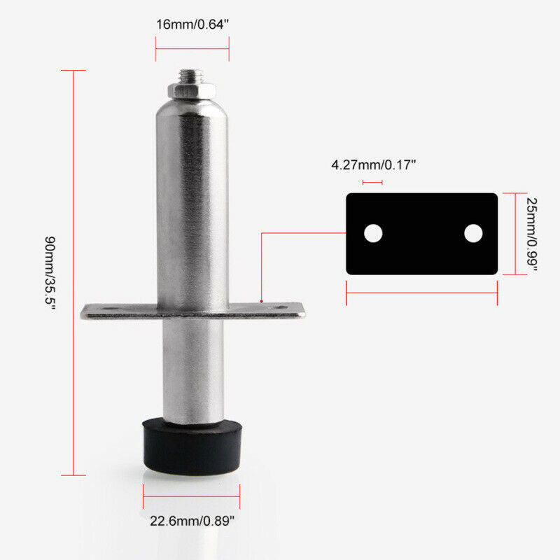 1 Set New Stainless Chrome Door Poppers Trunk Popper Street Rod-- 90mm UK