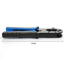 Ratchet Crimping Tool Stripping Plier RJ45/22/11 Crimper Cutter Blue, Black